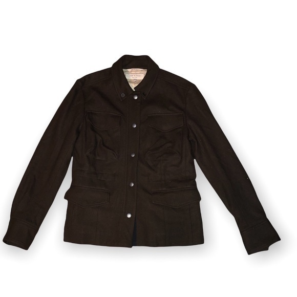 Rag & Bone Brown Wool Short Coat